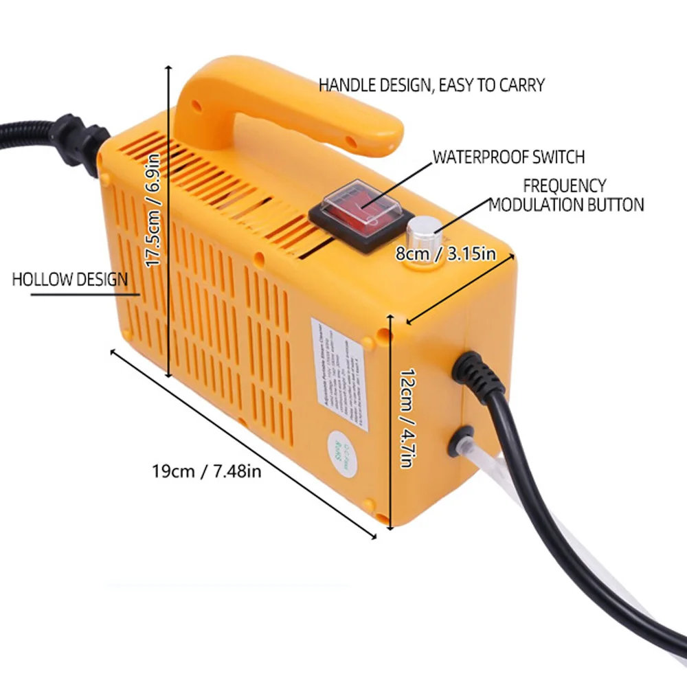 2600W Steam Cleaner Home High Temperature Steam Cleaning Machine Steamers for Car , Air Conditioner Cleaning Machine 110V 220V