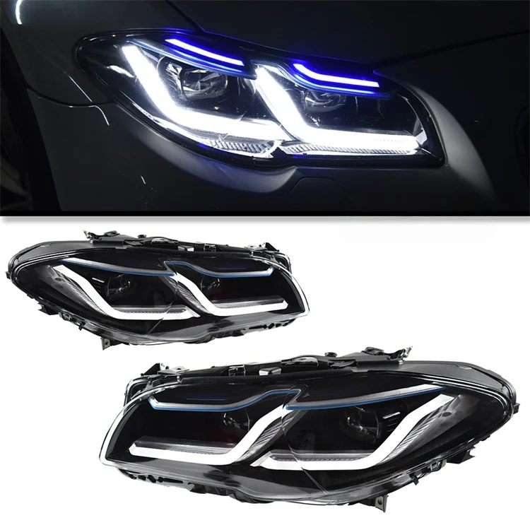 

Suitable for 2010-2017 5 Series Headlight Assembly F10 Modified New LED Bi-LED Lens Headlight Daytime Running Light