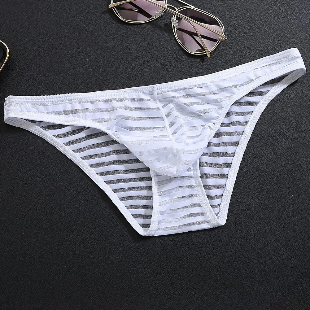 ملابس داخلية عصرية للرجال مع شبكة قابلة للتنفس وحقيبة مخططة، توفر دعمًا وراحة للاستخدام اليومي #2