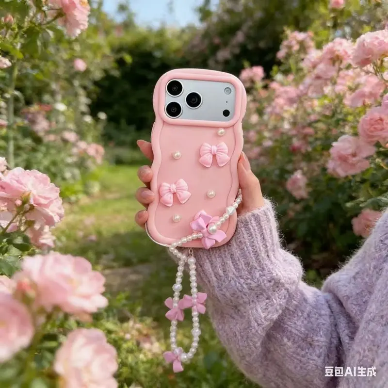 Bow Pearl Chain Rop…