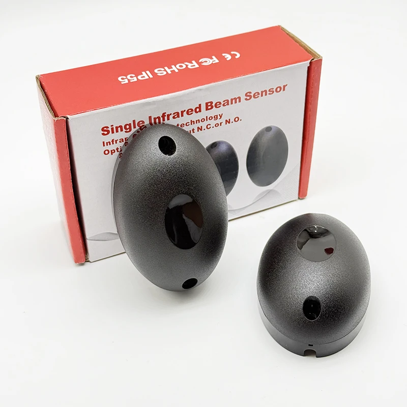 Single Infrared Beam Sensor Garage Door Opener / Gate Photocell Infrared Sensor DC 12-24V Waterproof IP55 Garage Door Photocell