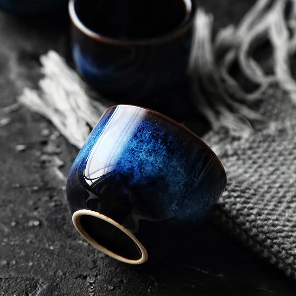 

1Set Elaborate Storage Containers Japanese Sake Kettle Beautiful Sake Cups Low Water Absorption Simple Wine Cups