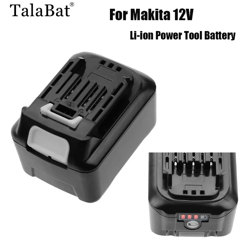 For Makita 12V 6000mah Battery BL1021B BL1041B BL1015B BL1020B BL1040B BL1015 Rechargeable Power Tools Battery