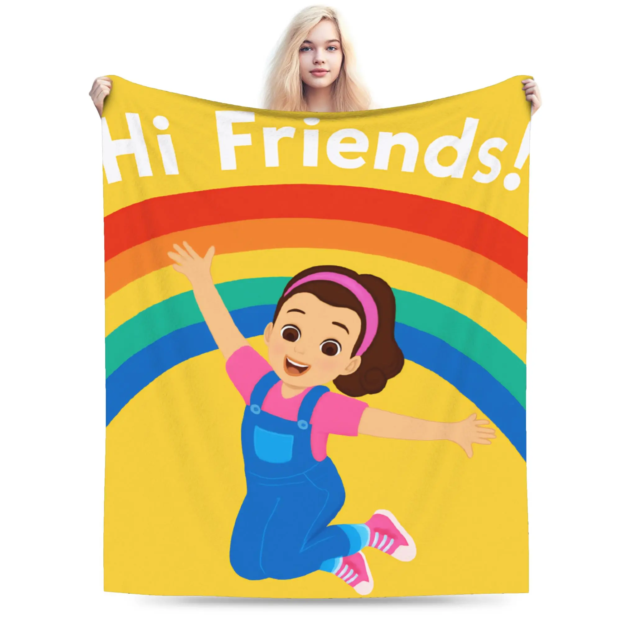 

Super Warm BlanketsKids Adult Travel Miss Rachel Throw Blanket Flannel Bedspread For Home Decor Comfortable Sofa Bed Cover