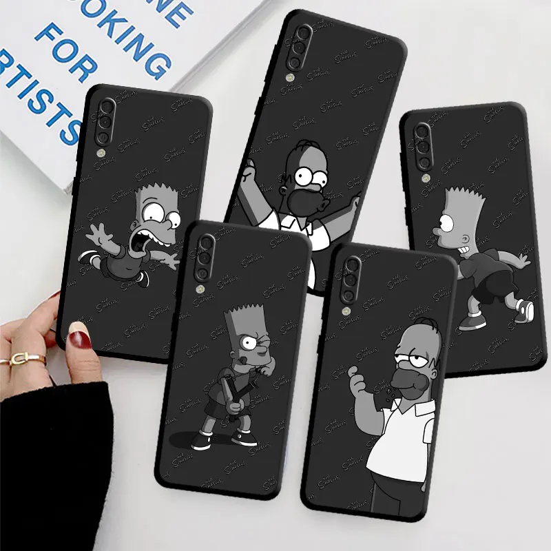 The Simpsons Homer Case For Samsung Galaxy Note 20 Ultra 10 Plus 9 8 A50 A70 A30 A20 A05 A04 A03 A10 A02e A91 A04e Phone Cover