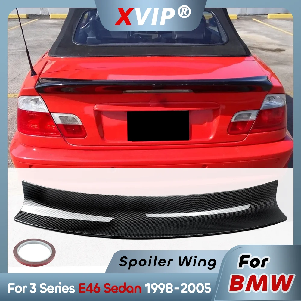 

Глянцевый карбоновый спойлер XVIP в стиле JDM для BMW 3 серии E46 4-дверный седан 1998-2005 гг.