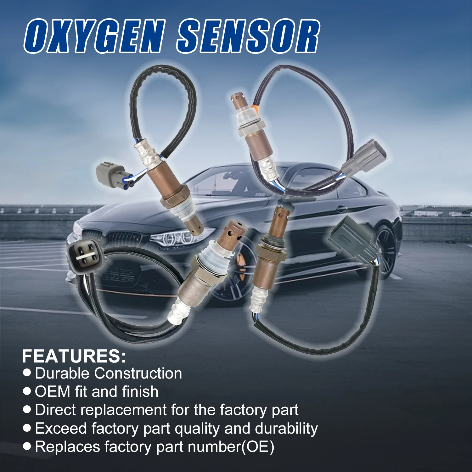 234-4064 234-4260 234-9050 234-9041 Up+Downstream O2 Oxygen Sensor For Toyota Avalon 2005 2006 2007 Camry Lexus ES350 2007 3.5L