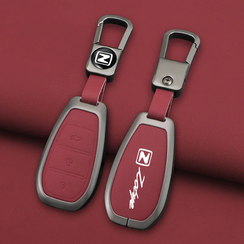 

Zinc Alloy Car Key Fob Cover Case Protector For Zotye T500 T600 T700 T800 Remote Keyless Keychain Keyring Holder Accessories