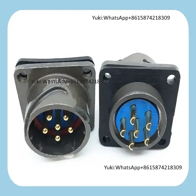 FQ24 10-Pin Circular Connector Custom Length IP67 Waterproof Withstand 1000V Voltage Power Application 2-Pin Function - view 6
