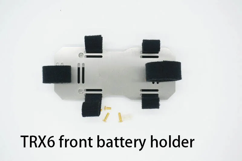 RC's new series of TRX-6 6X6 stainless steel upgraded secondary battery compartment with increased range, material board, equipm