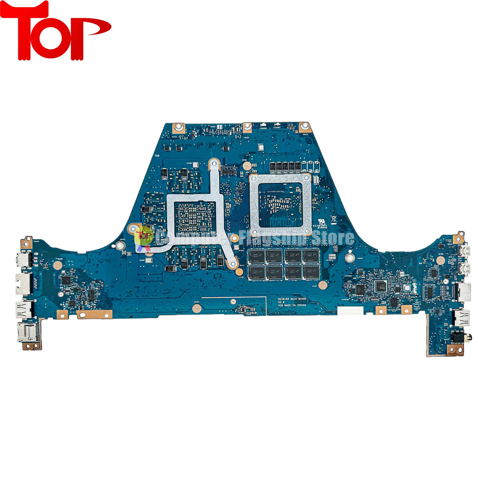 KEFU M6501RR Mainboard For ASUS M6501RM M6501R Laptop Motherboard R7-6800H R9-6900H RTX3070 RTX3060 RAM-16GB 100% Test OK