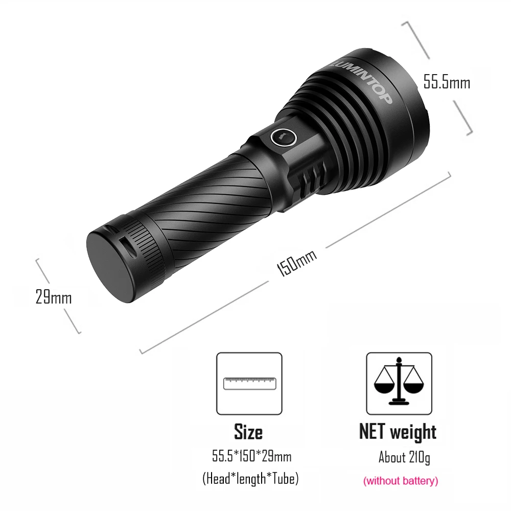 EDC-Lampes de poche LED haute puissance 1600LM, torche de pêche à queue magnétique extérieure, 1000m, lanterne de camping, lumières rechargeables,