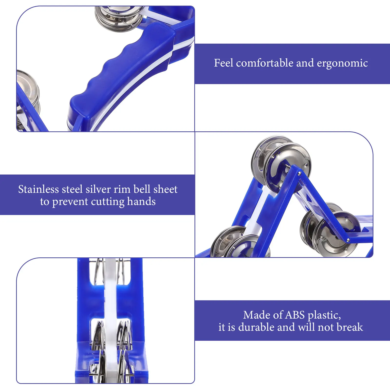 

Pentagram Hand Bell Musical Toys Plastic Children Rattle Shaking Instrument Cheerful Rhythm Percussion Prop Handheld Bell Rattle