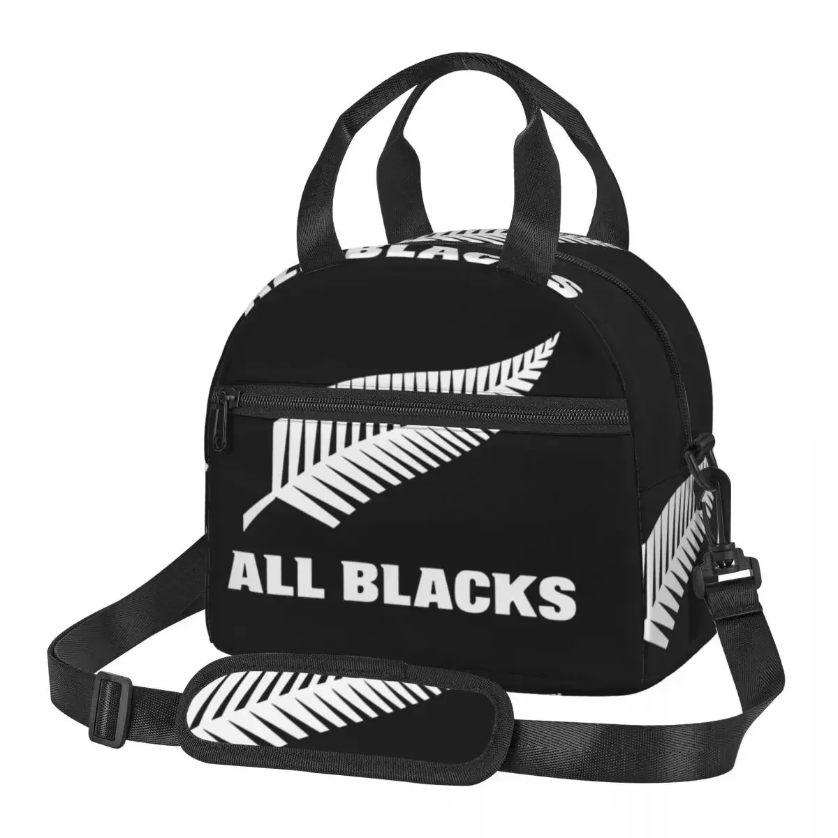 

All Blacks Rugby Hat Осенне-зимние сумки для обеда Bento Box Lunch Tote Многоразовые сумки для пикника Кулер Термосумка для женщин Путешествия