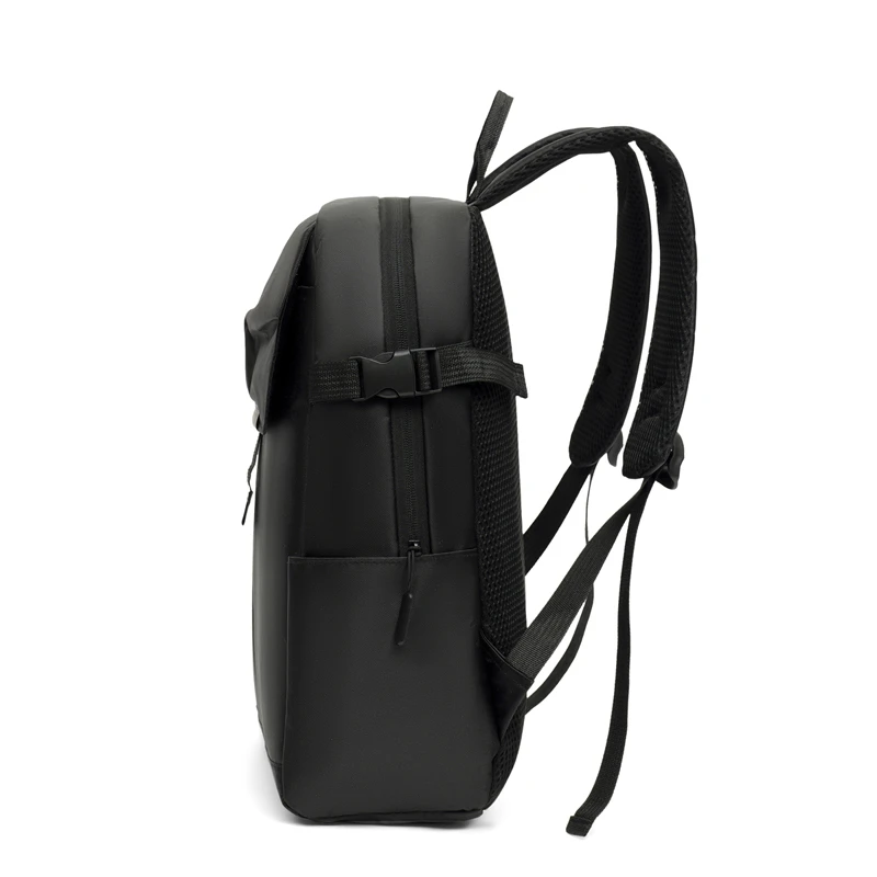 Simple Business Laptop Backpack, Water‑repellent Large‑capacity Rucksack for Commute and Business Trip