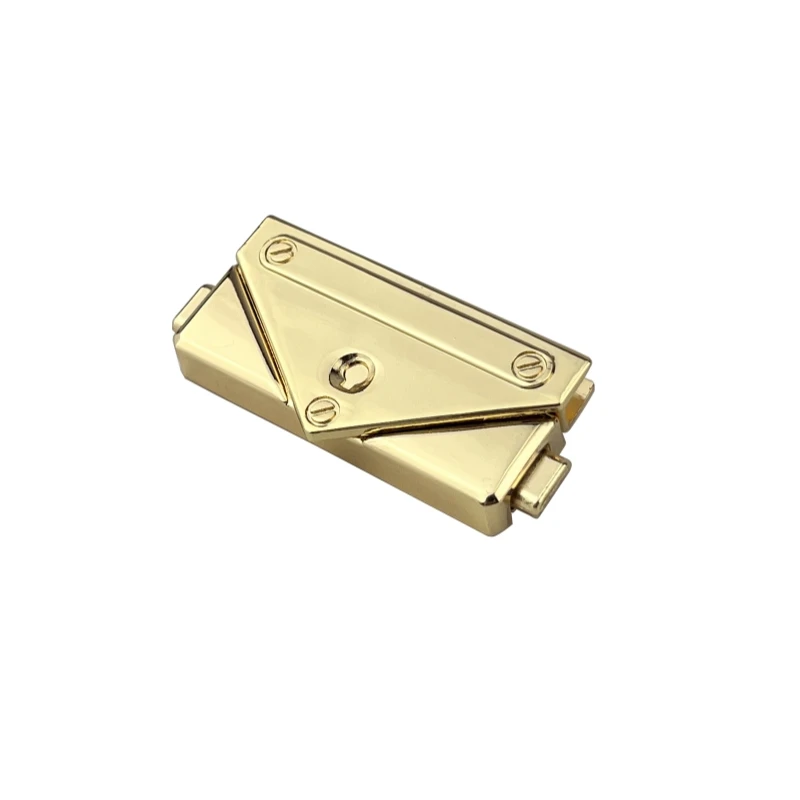 Square Plug Snap Lock Bag Closure Hardware Briefcase Press Automatic Locks for Bags Zinc Alloy Clasp Accessories