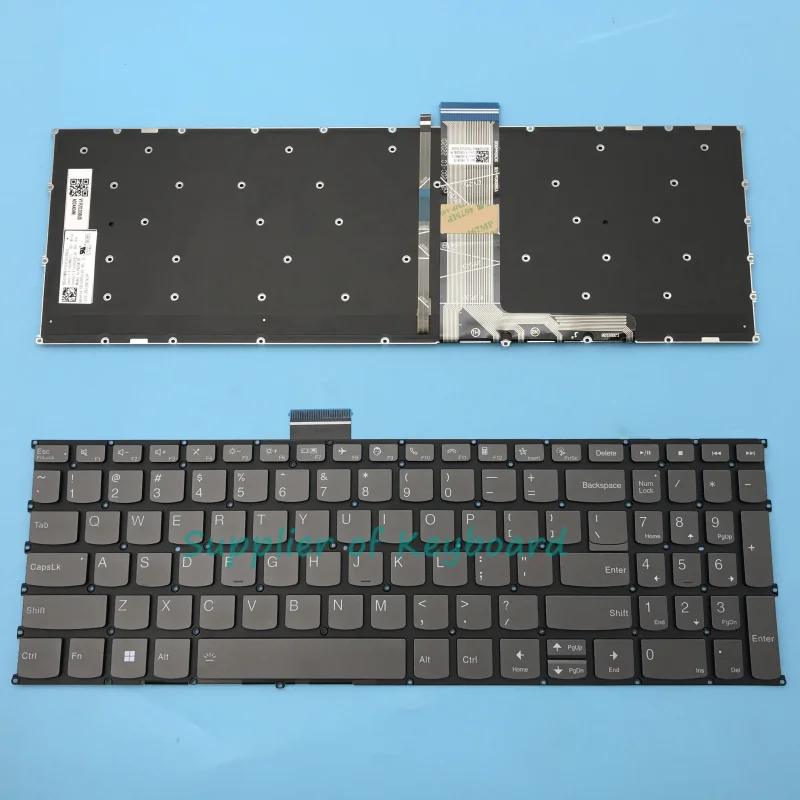 US/RU/UK/SP/FR/IT/PO/HU/CZ Keyboard For Lenovo IdeaPad Slim 3 15ABR8 3 15AMN8 3 15IAN8 3 15IRU8 3 15IAH8 83ER 3 16ABR8 3 16IRU8