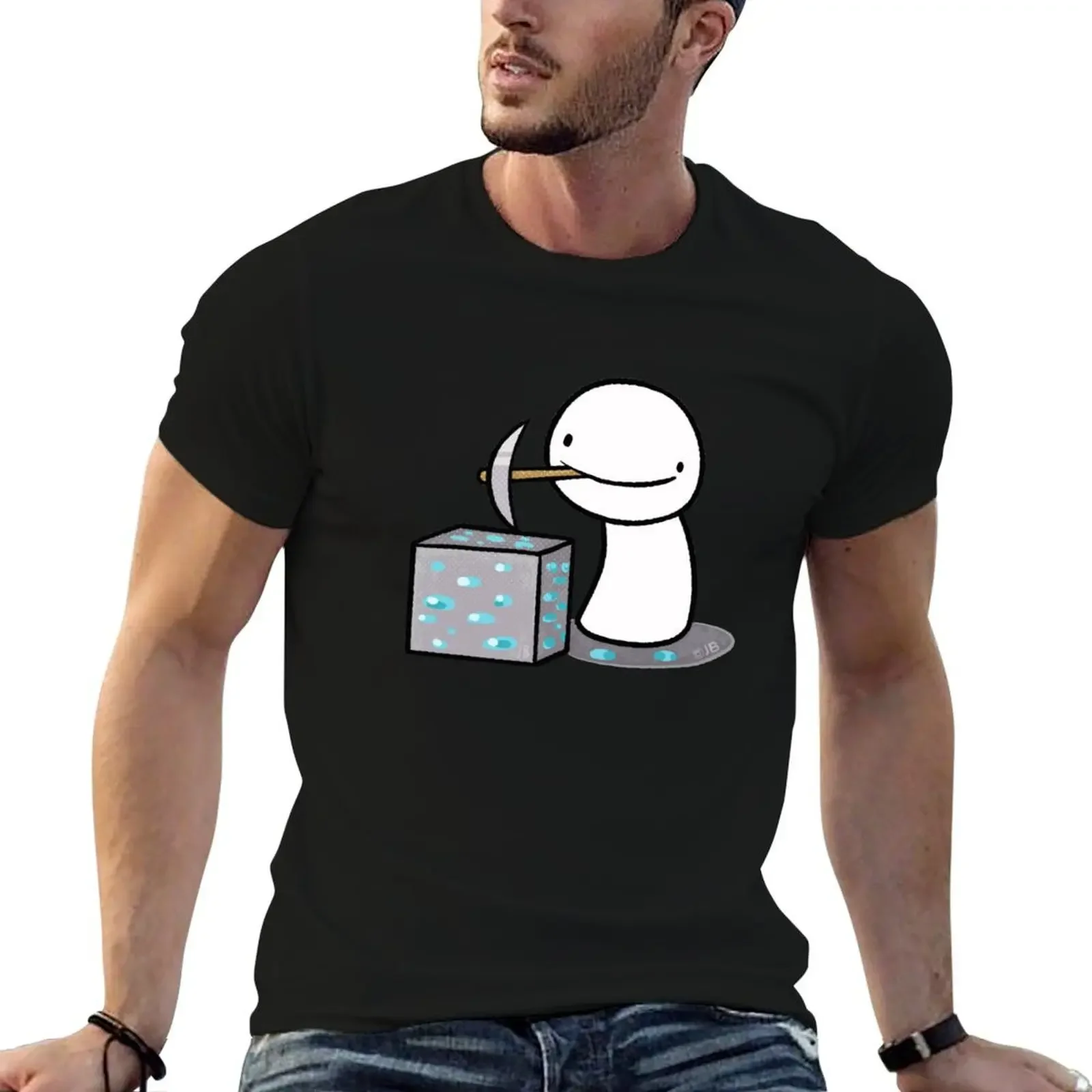 Dream SMP mining T-Shirt anime stuff oversized t shirt tee shirts for men