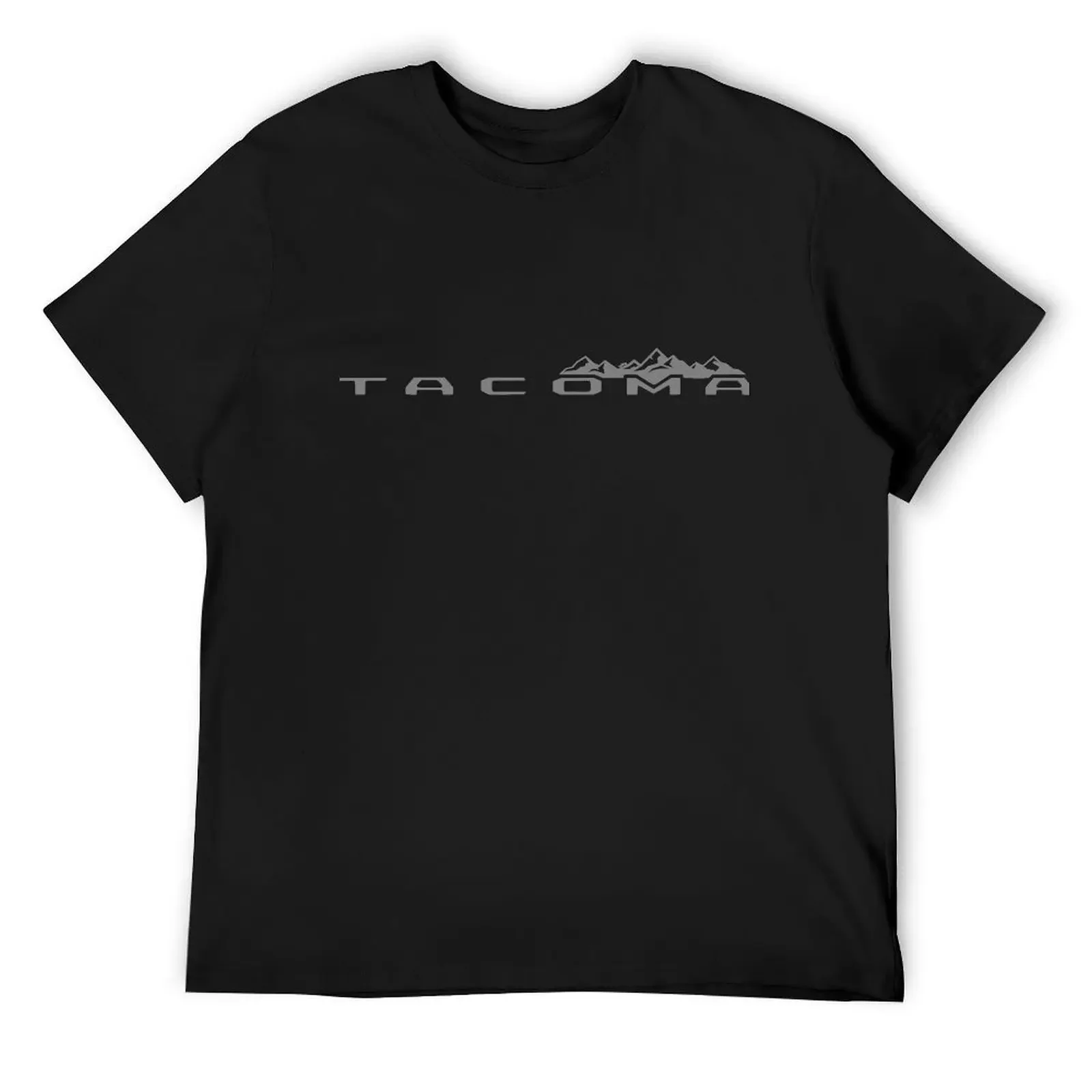 Tacoma Truck Mountains Tailgate Script T-Shirt customizeds Short sleeve tee mens graphic t-shirts funny