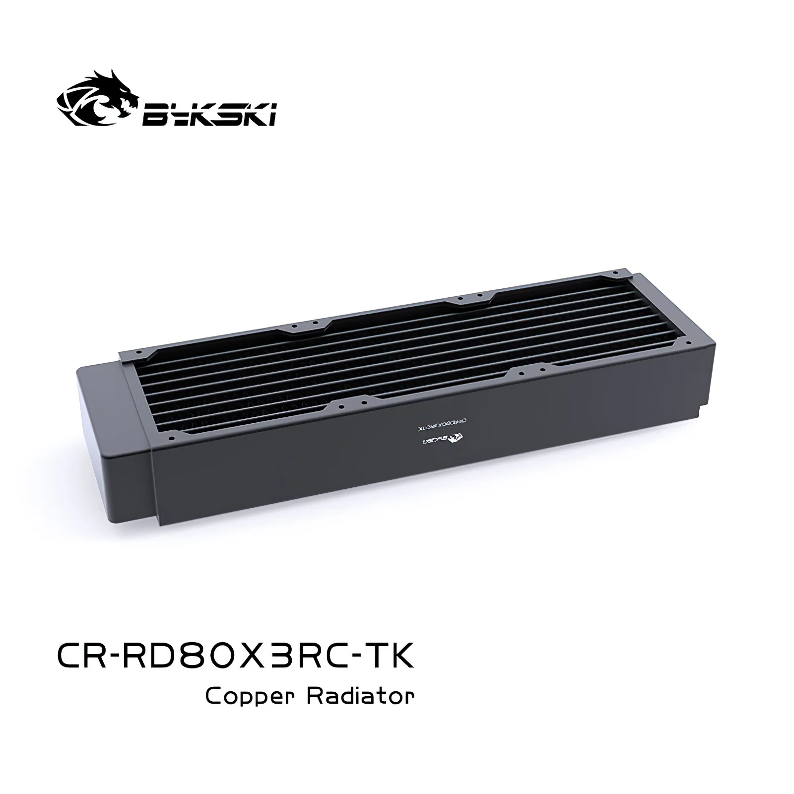 Bykski 24cm 80mm x 3 Dual Rows Copper Radiator Liquid Water Cooling Cooler Heat Exchanger CR-RD80X3RC-TK