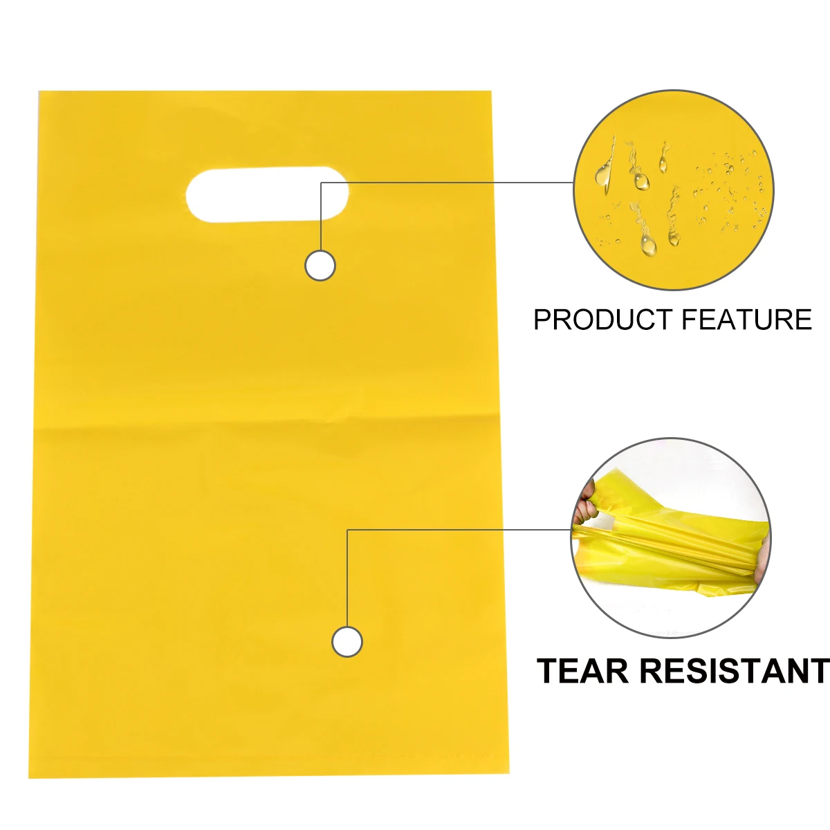 

100 PCS Flat Pocket Storage Bags New Material Lightweight Colorful Pouches for Food Gift Party Home Decorations