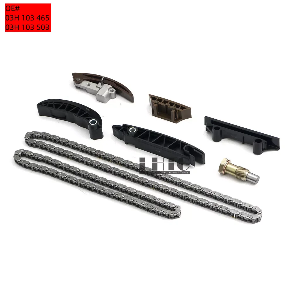 

8 шт. комплект направляющих цепи ГРМ для Porsche VW Passat CC Touareg Audi Q7 3.6 VR6 FSI OE # 03Х 103 465/ 03Х 103 503