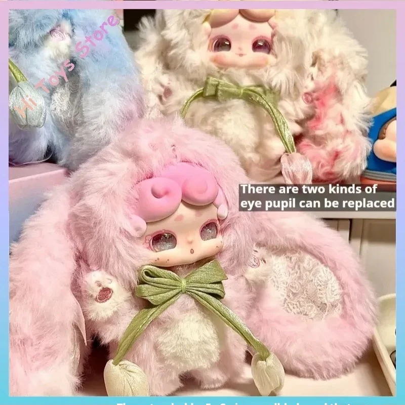 ﻿ Pre-Sale Lucky Deer Nai Vinly Blind Box Goodnight Little Rabbit V2 Secret Garden Series Rotating Eyes Cute Doll Handmade Gift