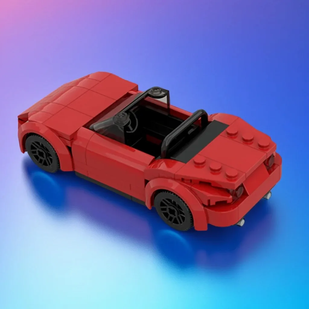 

154 шт. MOC Speed Champion Mazdaes MX-5 Miata ND трансформируемый родстер DIY модель строительные блоки игрушки на день рождения подарок
