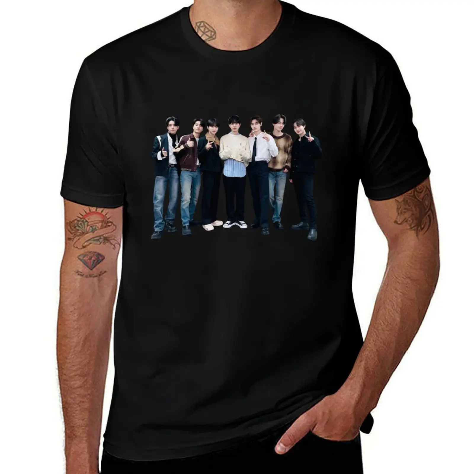 

Enhyp KPOP T-Shirt Anime t-shirt sublime vintage t shirts tops black t-shirts for men