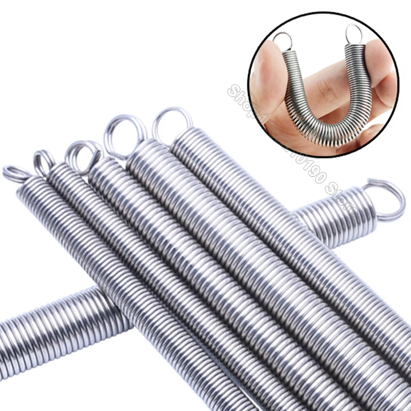 Weiyi 304 Edelstahl-Zugfeder mit Doppel-O-Haken, Dehnungs- und Rückzugsfeder, Drahtdurchmesser 0,3 mm, Außendurchmesser 3 mm, Länge 10-300 mm – Detail 5