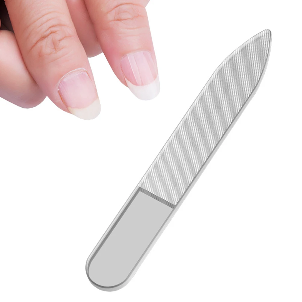 

1pc Glass Nail Files Double-Sided Nail Buffers For Manicure Smooth Shiny Nails Natural False Extensions Sanding Polish Removal