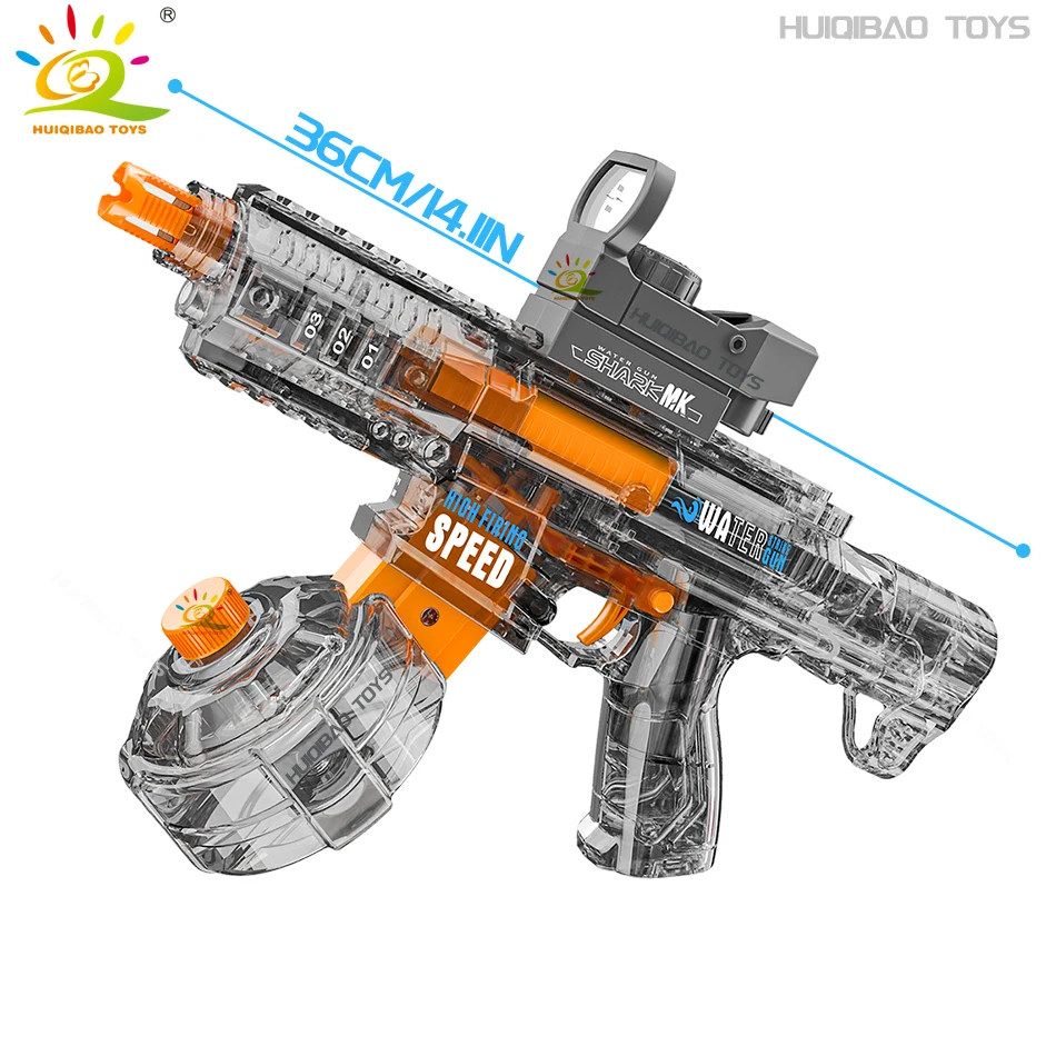 HUIQIBAO 2025 nueva metralleta eléctrica automática ARP9 pistola de agua luchas juguete verano agua al aire libre playa piscina juguetes para adultos