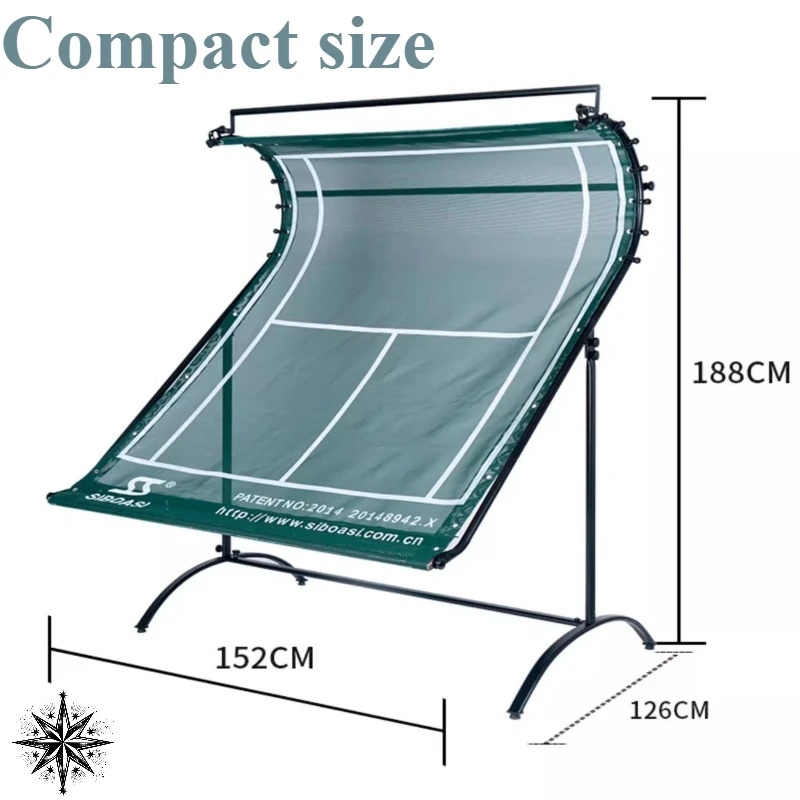 

Tennis Trainer Rebound Net Bevel Rebound Wall Single Auxiliary Equipment Racquet Sports