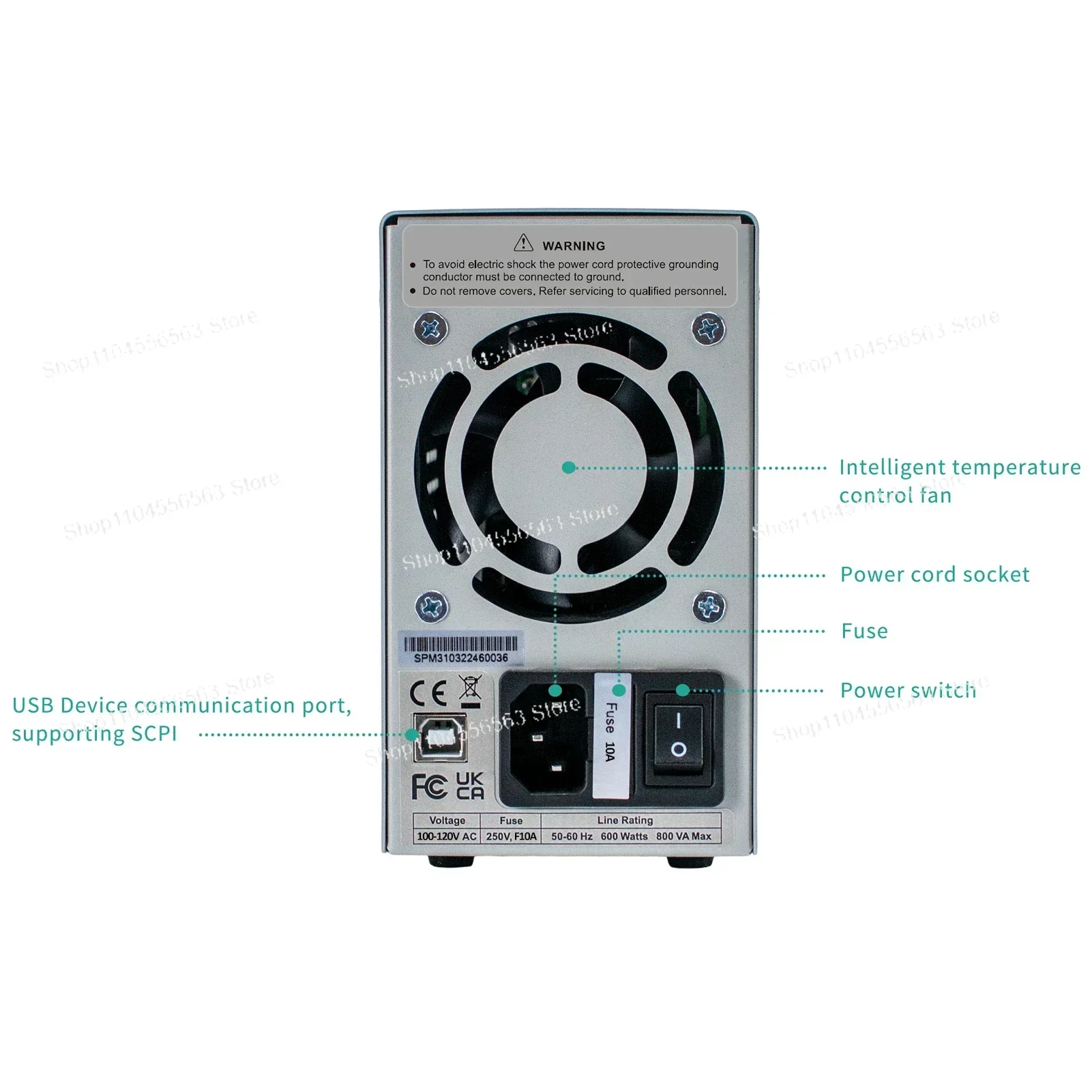 OWON Programmable Lab Power Supply  Multimeter Regulated Power Supply  Output Enable/Disable Button Single Channel Output