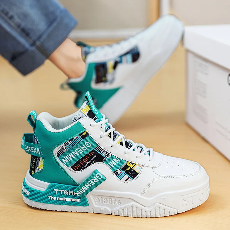 أحذية الأب العصرية للرجال لربيع وخريف 2025 - أحذية رياضية عصرية بنعل سميك قابلة للتنفس، أنيقة ومتعددة الاستخدامات #4