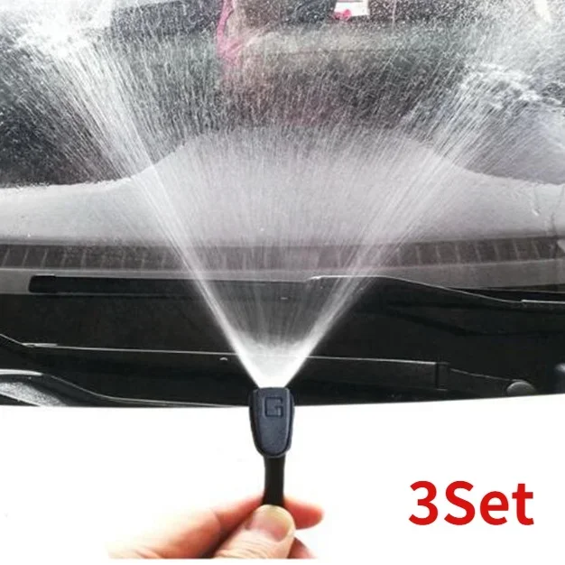 3 set Car Windshield Washer Wiper Water Spray Nozzle Fit for Renault Dacia Duster Logan Sandero Stepway Lodgy Subaru Forester