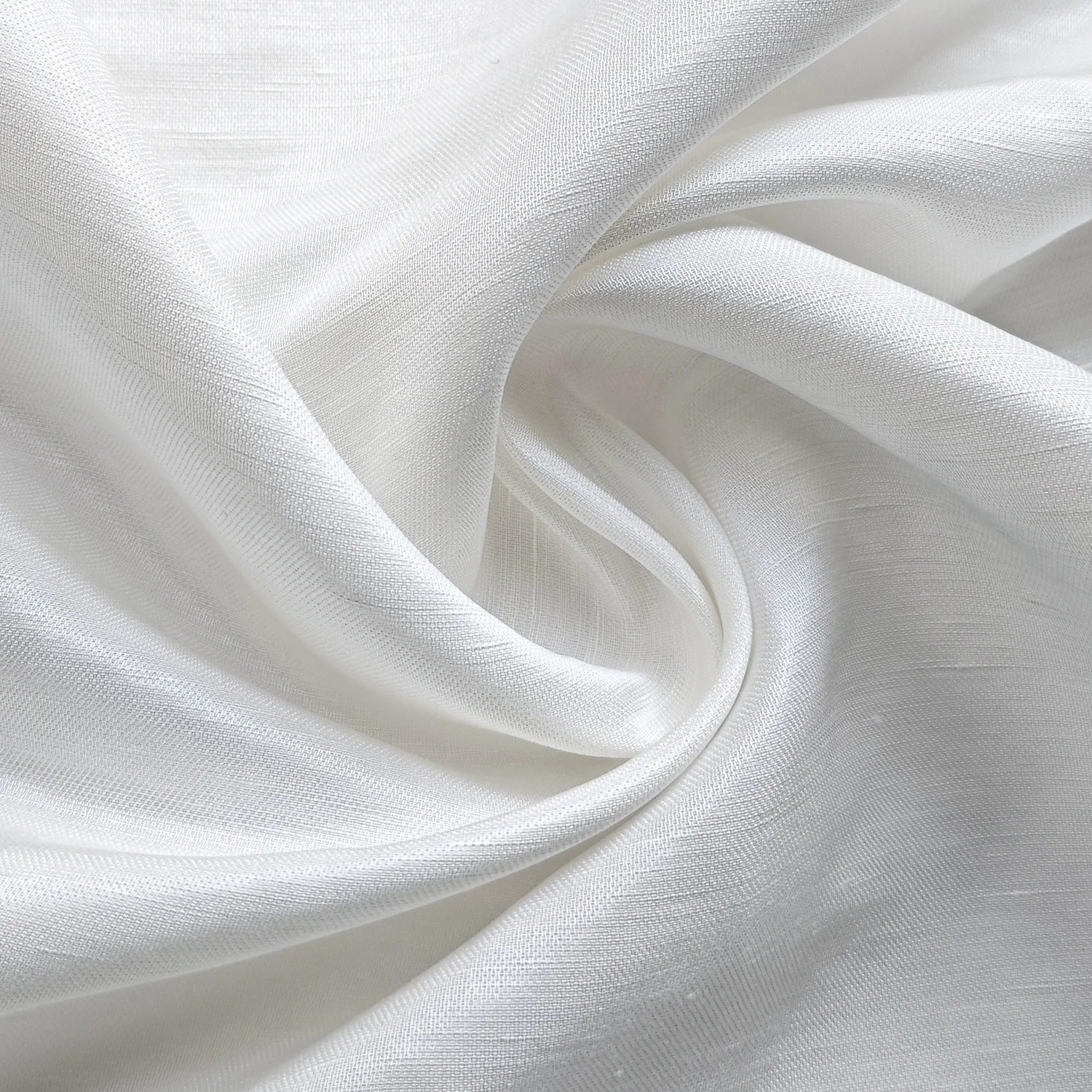 Few Spots Promotion 28 Momme Heavy Ivory White Heavy Silk Flax Material Shaped Mulberry Silk Linen Fabric Wedding