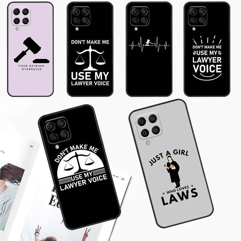 Law Student Lawyer Judge Case For Samsung Galaxy M31 M51 M21 M30s M20 M14 M34 M54 M12 M32 M52 M13 M23 M33 M53 M55