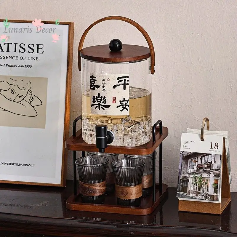 Cold kettle large-capacity household water beverage bucket summer juice fruit tea bucket high value