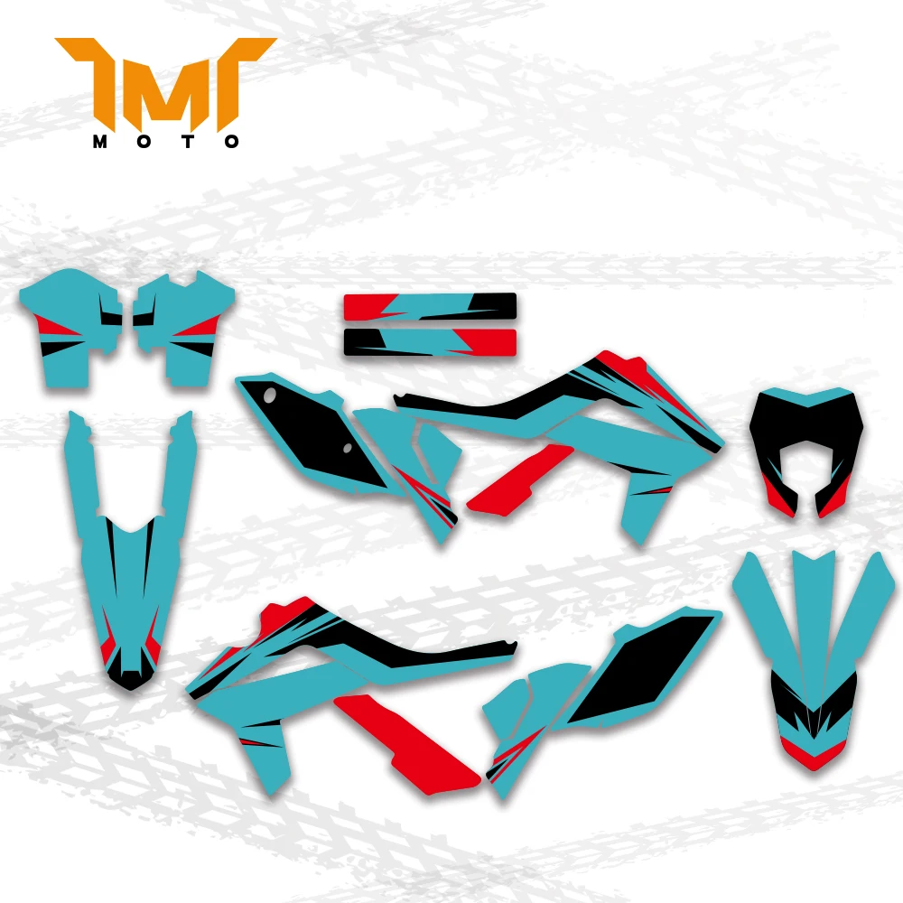 TMT Graphics Decals Stickers Motorcycle Background For GASGAS GAS GAS EC ECF 125 250 300 350 450 2014 2015 2016 2017