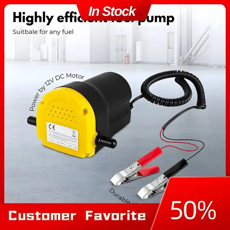 Bomba de aceite eléctrica AT03 superior fácil de usar de 12 V CC, Extractor de aceite portátil autocebante para cambios de aceite efectivos