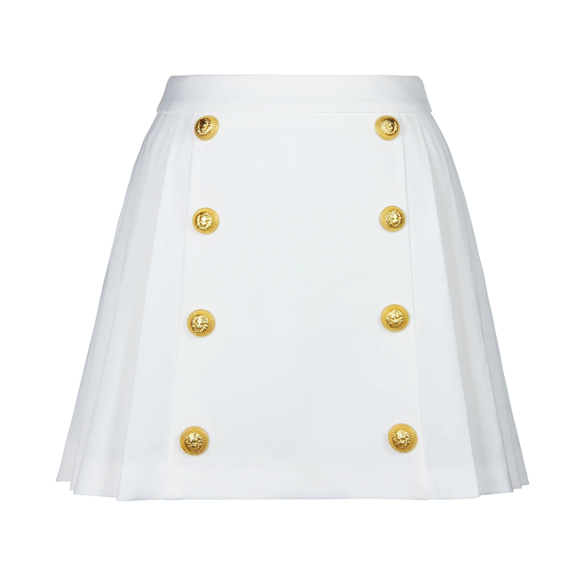 Summer New High Quality Fashion Short Style Fashionable High Waist Double Breasted Temperament Commuter Women's Half Skirt
