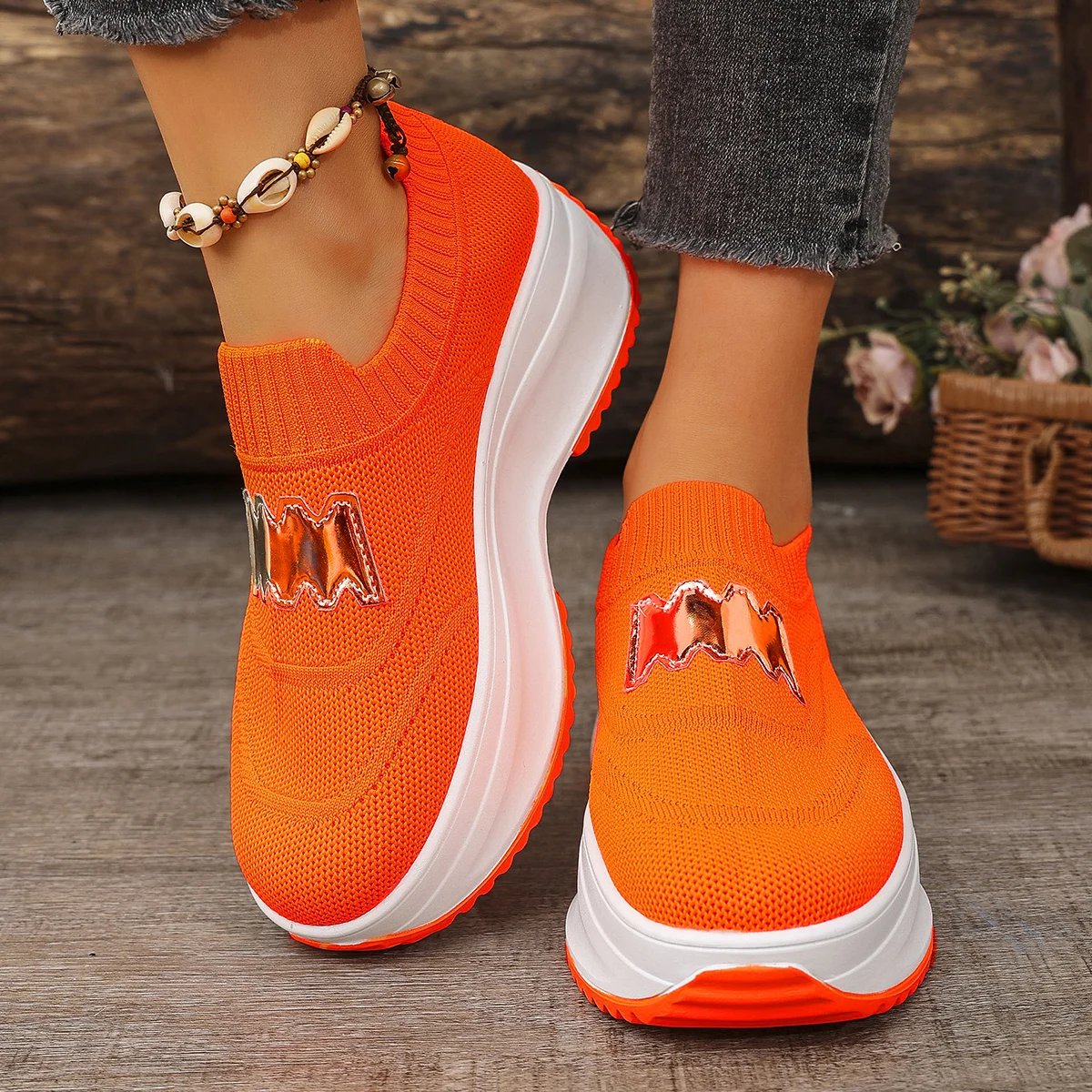 2024 New Women Autumn Trend Deep Mouth Anti-slip Outdoor Sneakers Casual Comfortable Platform Fashion Shoes Zapatillas De Mujer