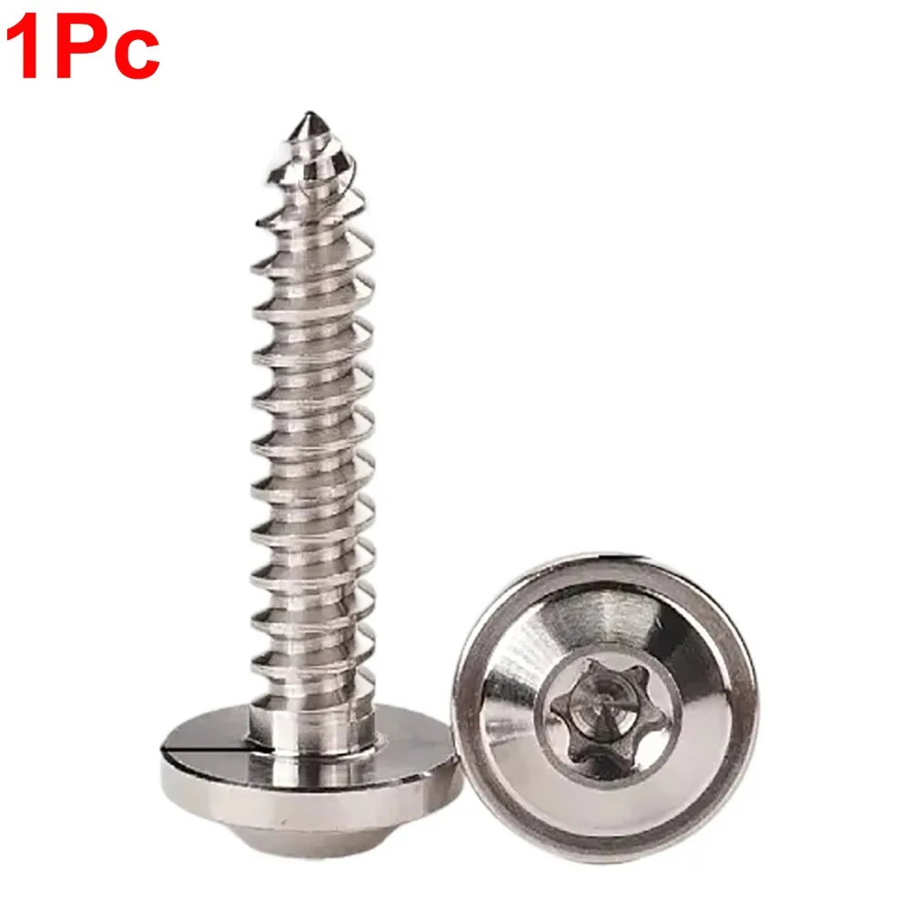 Lightweight Titanium Self Tapping Screw GR5 Torx Drive Titanium Fastener M4 M5 Torx Umbrella Screw