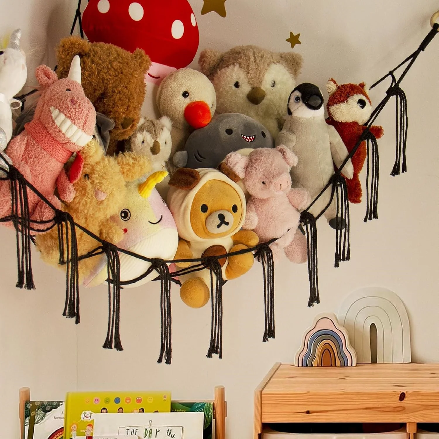 1개 수제 로프 코너 수납 삼각형 장난감 네트 침실 코 - Home Decor Y2K 리뷰 및 가격