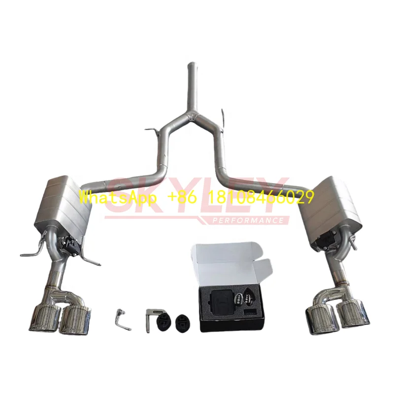 SKYLEY صمام العادم الكامل لمرسيدس بنز C180 C200 C250 W204 1.8t 2008-2014 نظام عادم التحكم في الصمامات #1