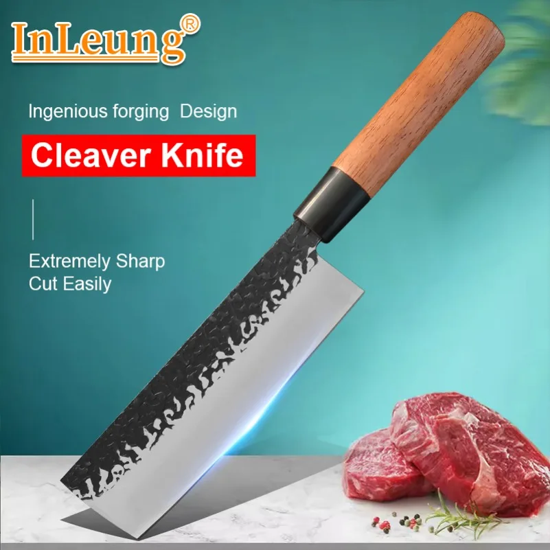 

Нож для обвалки Ножи шеф-повара Острое лезвие Ножи для нарезки Тесак Рыба Мясо Овощи Барбекю Кухонные ножи Кухонные ножи Деревянная ручка