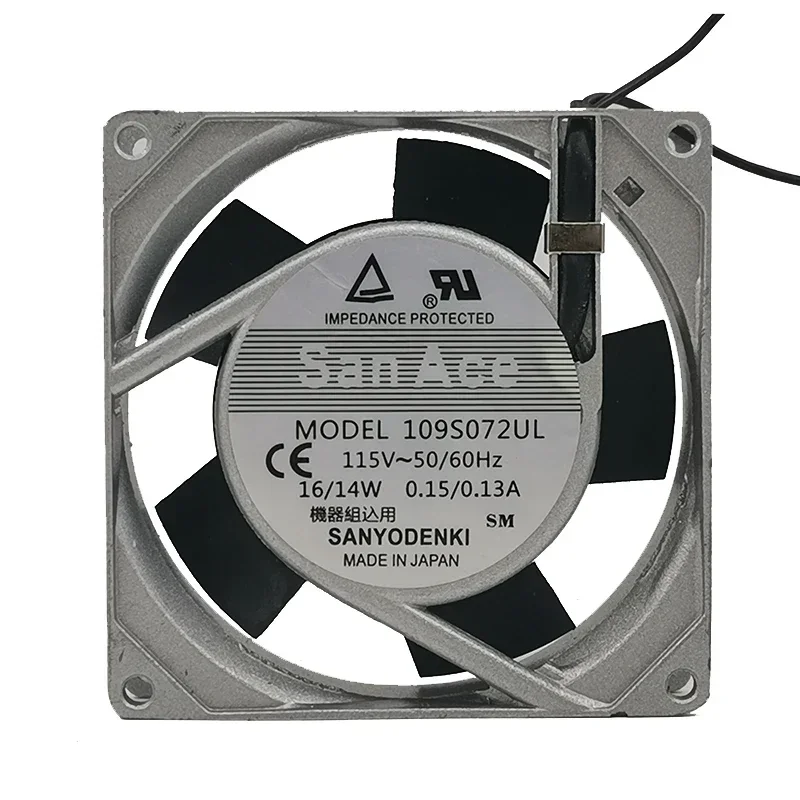

+Новый 92 мм для 109S072UL 115 В 0,15/0,13a 9225 92*92*25 мм алюминиевая рама охлаждающий вентилятор для оборудования переменного тока