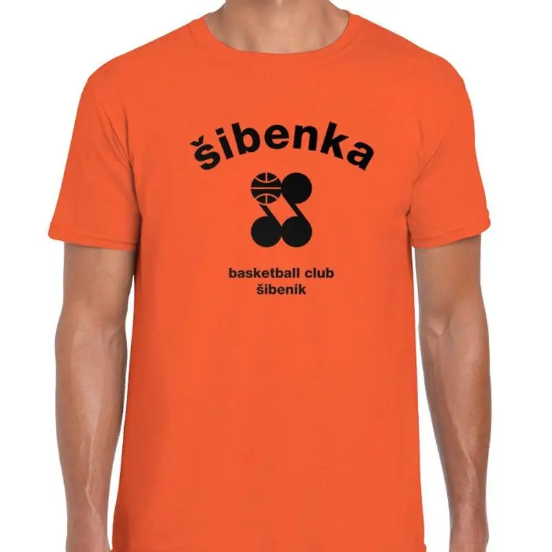 Sibenka Sibenik Basketball Club Drazen Petrovic Home Croatia Yugoslavia Retro T Shirt