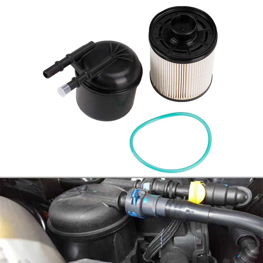 RASTP-New Fuel Filter Kit For Ford F-250 F-350 F-450 F550 6.7L Diesel FD4615 With O-ring Replacement Fuel Filter Assembly OFI067